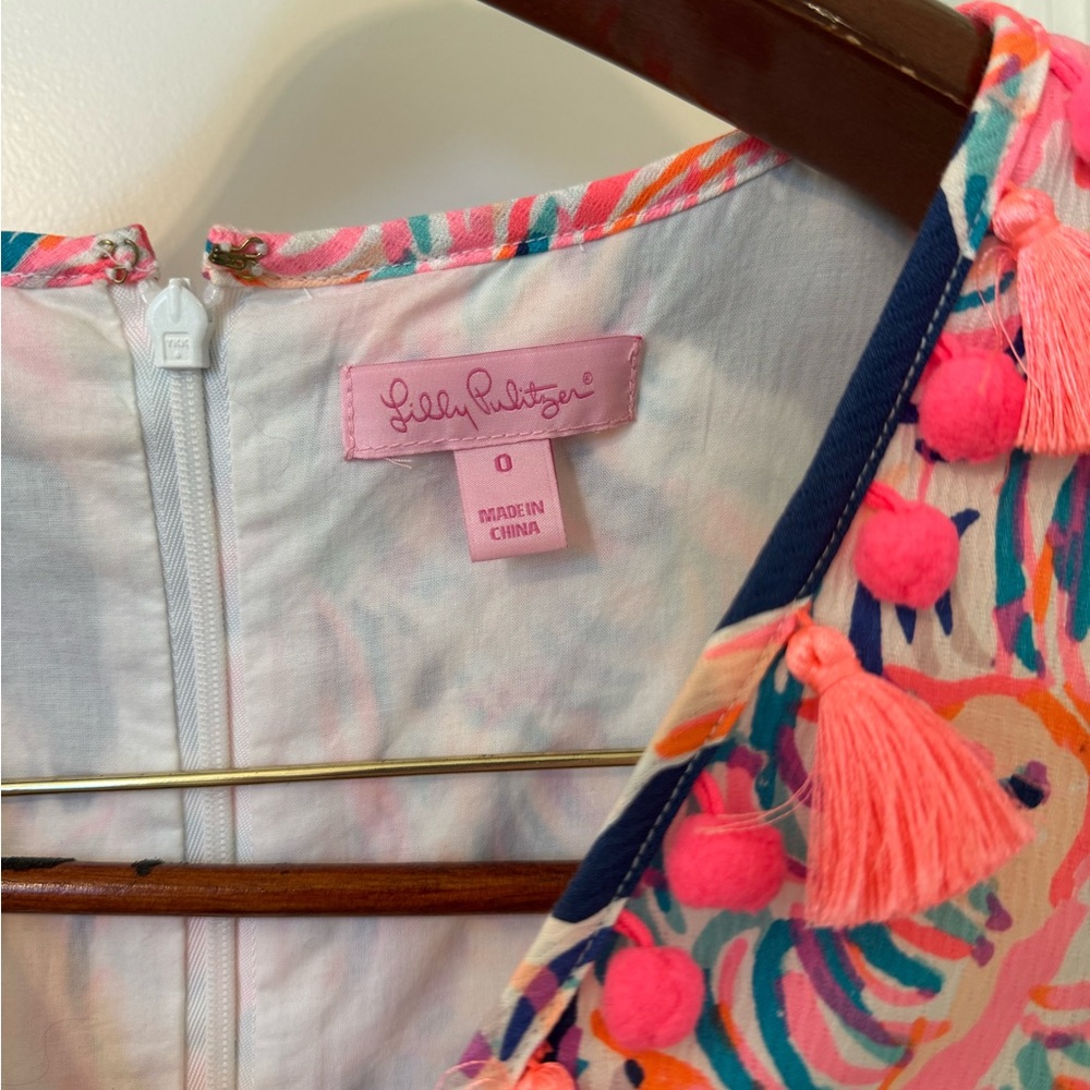 Lilly Pulitzer Tassel Detail Swirl Dress - Picture 5 of 5